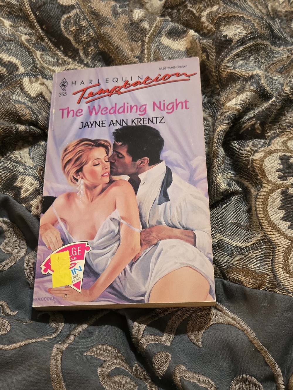 Temptation The Wedding Night - Women's Intimate Romance Cover Art (Purple)